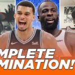 Spurs-Warriors Reaction: Victor Wembanyama DOMINATES Warriors bench | The Dime With Josh and Kwab