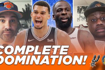 Spurs-Warriors Reaction: Victor Wembanyama DOMINATES Warriors bench | The Dime With Josh and Kwab