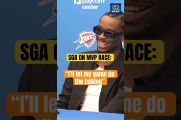 Shai Gilgeous-Alexander on MVP race: “I’ll let my game do the talking”