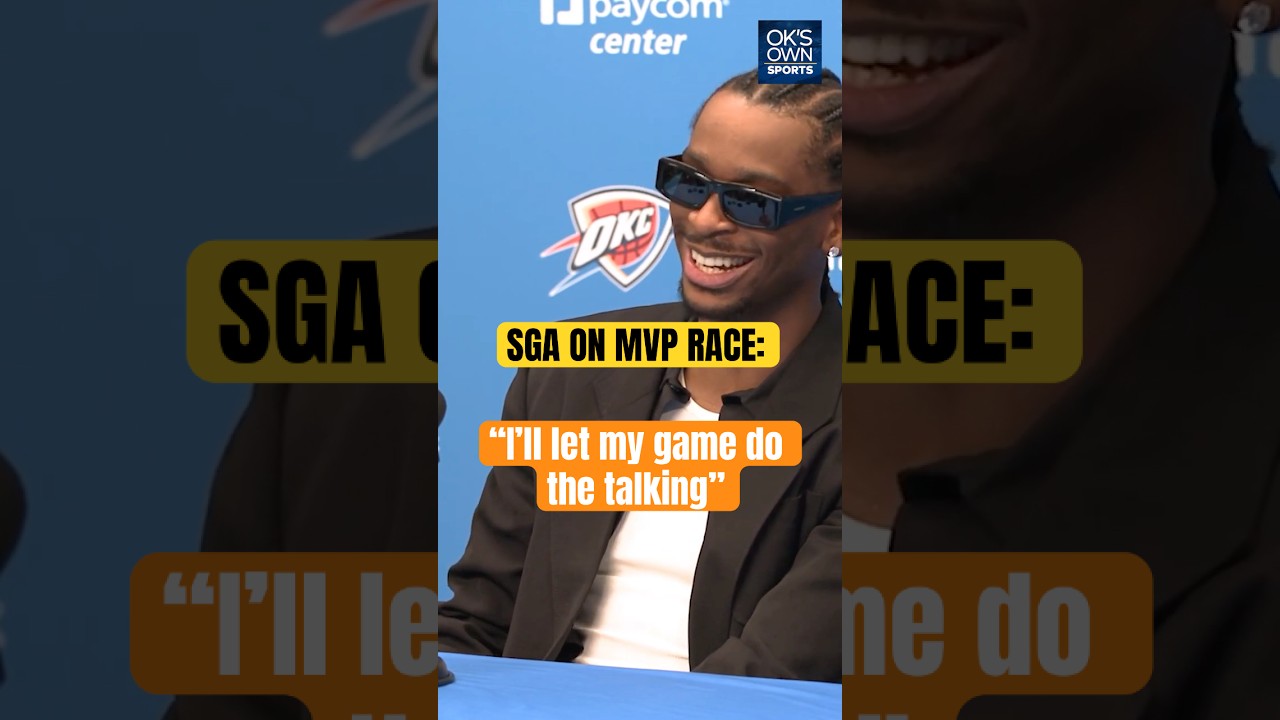 Shai Gilgeous-Alexander on MVP race: “I’ll let my game do the talking”