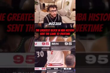 Greatest block in nba history? Rockets vs Timberwolves