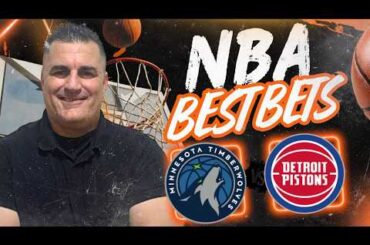 Timberwolves vs Pistons Predictions and BEST Bets! Best NBA Picks for Thursday