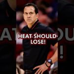 The Miami Heat Should Lose Every Game The Rest Of The Season! #shorts #nba #heat