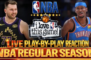 🔴LAKERS VS OKC THUNDER │ 2026 NBA REGULAR SEASON  Basketball Play-By-Play Reaction & Scoreboard