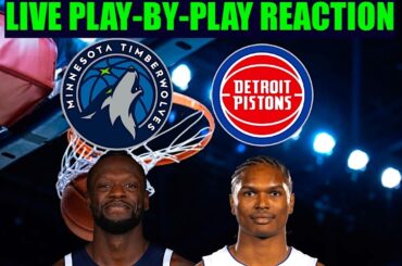 Minnesota Timberwolves vs Detroit Pistons NBA Play-By-Play Reaction 4/2/26 LIVE