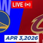 NBA LIVE! Golden State Warriors vs Cleveland Cavaliers | April 3, | 2026 NBA Season Live 2K