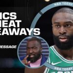 Perk says the Celtics sent a message vs. Heat 🗣️ 'Their coming out of the East!' 😤 | NBA Today