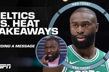 Perk says the Celtics sent a message vs. Heat 🗣️ 'Their coming out of the East!' 😤 | NBA Today