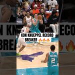 Kon Knueppel hits his 261st 3 of the season, breaking the single season Hornets franchise record!