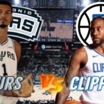 San Antonio Spurs vs LA Clippers Live Play by Play & Scoreboard