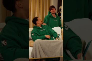Boban & Dwight reading us a bedtime story wasn’t on the bingo card… but we’re glad it happened 📖