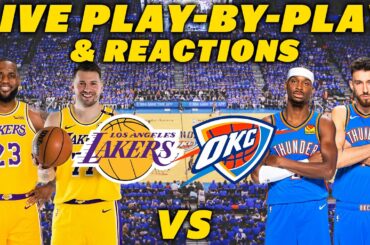 Los Angeles Lakers vs Oklahoma City Thunder | Live Play-By-Play & Reactions