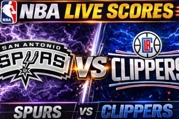 🔴 SPURS vs LA CLIPPERS | NBA LIVE Scoreboard & Gamecast