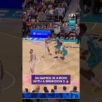 most consecutive games with a 3PM in Hornets history 💥 #charlottehornets #brandonmiller