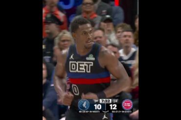 1st Quarter Top Plays | Pistons vs. T-Wolves  #nba #pistons