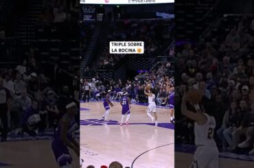 ¡JAMAL MURRAY anotó un triple desde ATRÁS del LOGO!