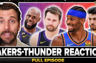 Thunder THRASH Lakers as Luka hurts hamstring, SGA makes MVP statement | NBA Reaction