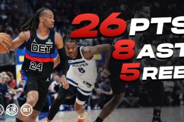 Daniss Jenkins Highlights vs. Minnesota Timberwolves #nba #pistons