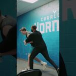 got him 😂 #konknueppel #charlottehornets #nba