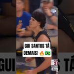 Gui Santos começou QUENTE pelos Warriors! 🔥🇧🇷 #NBA #Warriors #shorts