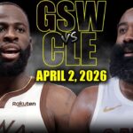 Golden State Warriors vs Cleveland Cavaliers Full Game Highlights – April 2, 2026 | NBA Season