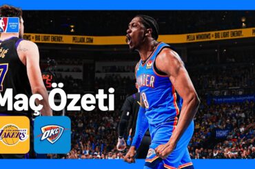 Los Angeles Lakers - Oklahoma City Thunder  | Maç Özeti | NBA | Prime Video Türkiye