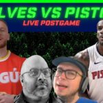LIVE POSTGAME | Minnesota Timberwolves at Detroit Pistons | 4/2/26