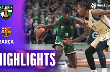 Francisco Owned The Fourth | Zalgiris - FC Barcelona | R35 BASKETBALL HIGHLIGHTS 2025-26