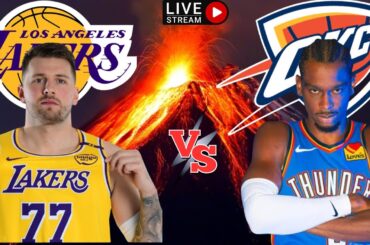 Los Angeles Lakers vs Oklahoma City Thunder/Live Play by Play Reaction