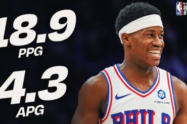 VJ Edgecombe Named  @kia  Eastern Conference Rookie of the Month for March