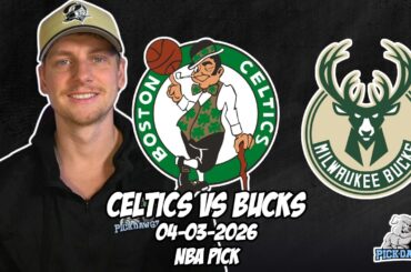 Boston Celtics vs Milwaukee Bucks 4/3/26 NBA Free Picks & Prediction | NBA Betting Tips