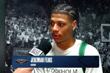 Jeremiah Fears | Pelicans-Trail Blazers Postgame Interview 4/2/26