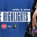Detroit Pistons vs. Minnesota Timberwolves | GAME HIGHLIGHTS | 04.02.26