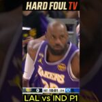 Top Dunks LAL vs IND Part 1 #hardfoultv #dunk #shorts #nba