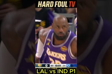 Top Dunks LAL vs IND Part 1 #hardfoultv #dunk #shorts #nba