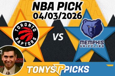 Toronto Raptors vs Memphis Grizzlies Pick 4/3/26 NBA Pick Prediction