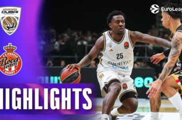 Dzanan Musa CARRIED the NIGHT | Dubai - AS Monaco | R35 BASKETBALL HIGHLIGHTS 2025-26