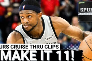 SPURS POSTCAST: De'Aaron Fox & Stephon Castle IGNITE Wembanyama-less Spurs to 11th-Straight Win