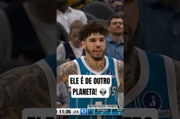 O LaMelo BRINCA de jogar basquete! 😱 #NBA #LaMeloBall #shorts