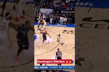 Jonathan has the stove lit!! #nba #hawks #jonathankuminga