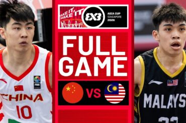 China 🇨🇳 vs Malaysia 🇲🇾 | Men Full Game | FIBA 3x3 Asia Cup 2026 | #3x3Basketball