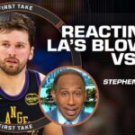 Stephen A. isn’t ‘glossing over’ the Lakers’ a** whoopin’ vs. the Thunder 👀 | First Take