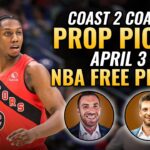 Blowout Win for the Raptors Over the Grizzlies Tonight? | NBA Player Props & Best Bets (4/3/26)