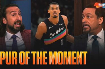 Brou SMITTEN with Wembanyama's MVP confidence 😍 Will the Spurs win a title or flame out? | FTF