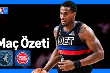 Minnesota Timberwolves - Detroit Pistons | Maç Özeti | NBA | Prime Video Türkiye