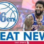 76ers Get A DOUBLE DOSE Of GREAT News As Paul George DOMINATES & Sixers Rise In NBA Standings