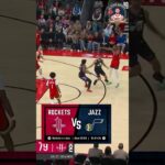 ALPEREN VS JAZZ 🏀 🚀 #nba #basketball #houstonrockets #alperensengun