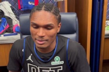 Ausar Thompson explains why he wasn’t expecting second Defensive Player of the Month award