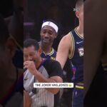 Just fooling around… Joker’s dance moves delayed the jump ball 😂