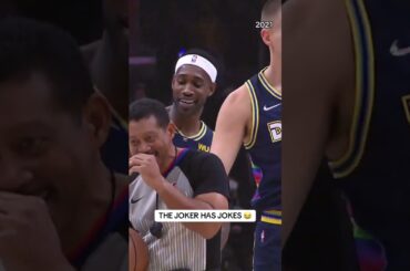 Just fooling around… Joker’s dance moves delayed the jump ball 😂